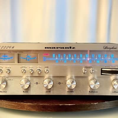 πΆβ¨ Marantz 2226B Vintage Stereo Receiver β Serviced/Cleaned, LED Dial Lights, Excellent Faceplate, Fully Tested image 1