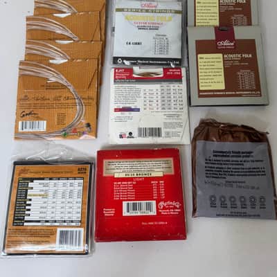 Mixed Brands Acoustic Guitar Strings Mixed Lot (15 Sets) + Mandolin Strings Unknown image 9