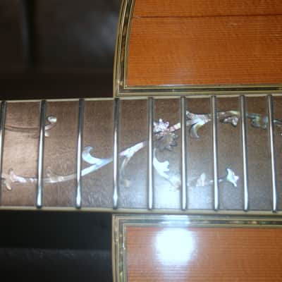 1970s Morris W100D B. Rosewood Jacaranda Body, Tree of Life, Solid Spruce Top, Pick up +Hard Case image 22