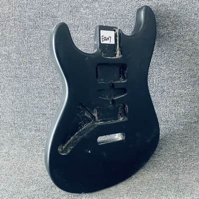 Black HSH Basswood Guitar Strat Style Body image 4