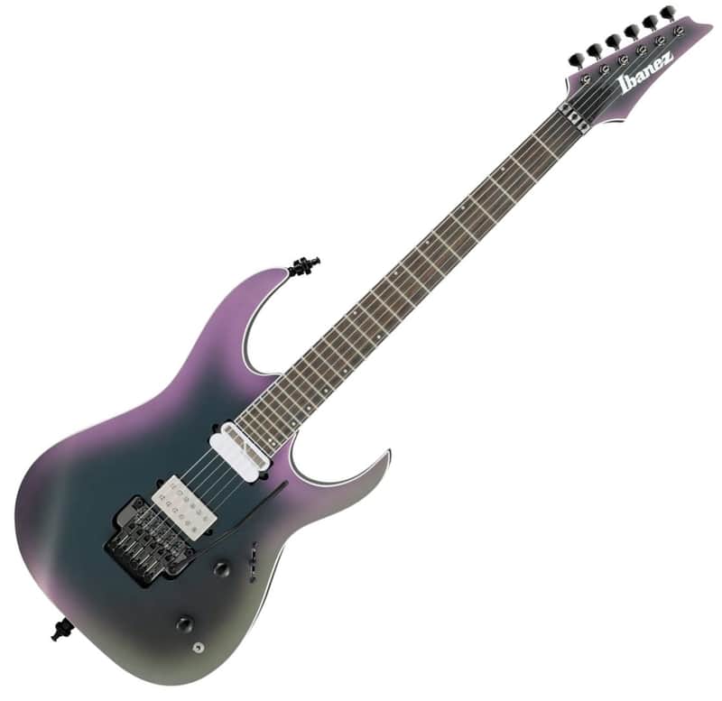 Ibanez RG60ALS-BAM RG Axion Label 6-String Electric Guitar - Black Aurora Burst Matte image 1