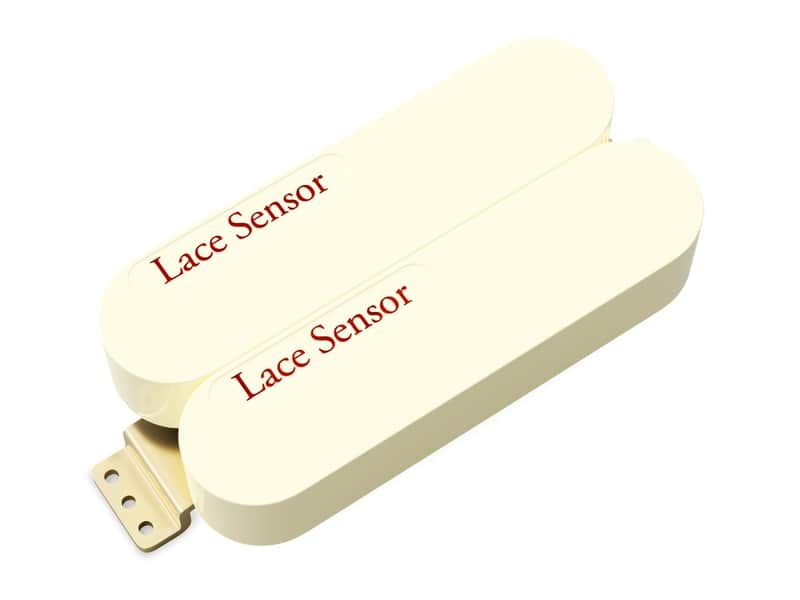 LACE Sensor Dually Red/Red Humbucker - Cream image 1