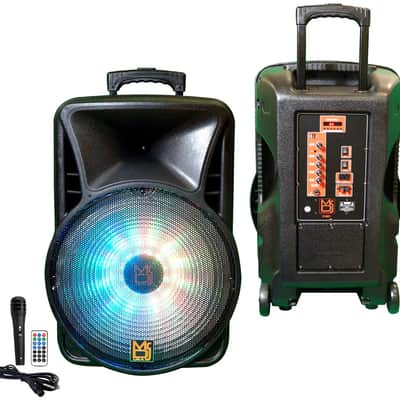 2 MR DJ USA DJ18BAT 18" 5000W Max Power Speaker with Built-In Bluetooth & Battery image 2