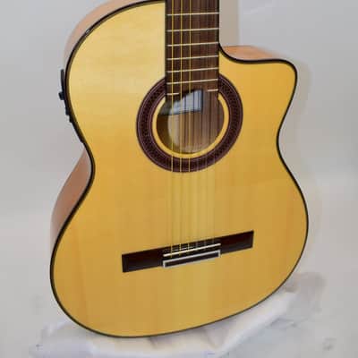 Cordoba GK Studio Nylon String Acoustic Electric Guitar, Natural w/ Case image 3