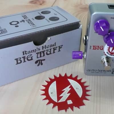 Alchemy Audio modified Electro-Harmonix Big Muff Ram's Head reissue Fuzz Distortion New In Box image 2