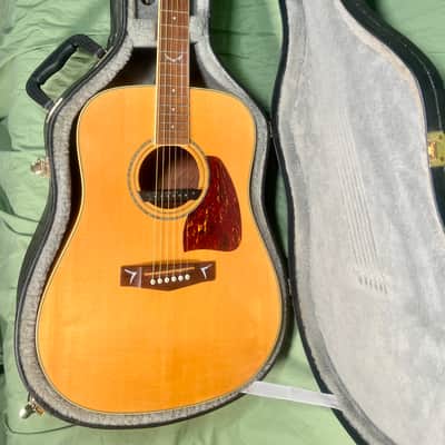 Ibanez Artwood AW300-NT w/Dean Markley Pickup and Hard Case 2004 - Natural image 3