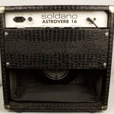 Used Soldano Astroverb 16 Combo Guitar Amplifier 20 Watt EL84 Tube Combo image 5