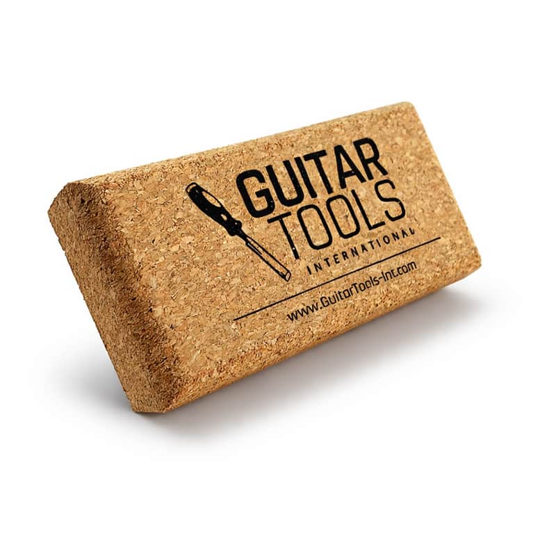 Guitar Tools International Flat Beveled Cork Sanding Block- Guitar Luthiers - LCBS2 image 1