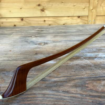 Double Bass French Bow - Rarer Flamed Pernambuco - Otto Spengler - Gawwjuss image 7