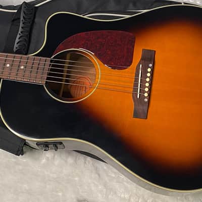 NEW! Epiphone Inspired by Gibson J-45 Standard EC Acoustic-Electric Guitar - Vintage Sunburst - 5.5lbs - Authorized Dealer - G07109 image 7