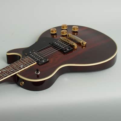 Arbiter Custom Model E-270 Solid Body Electric Guitar, c. 1975, black tolex hard shell case. image 7