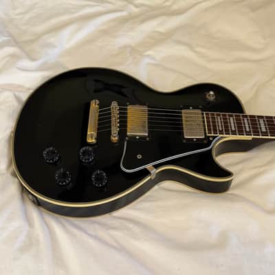 Vintage 1996 Epiphone (Gibson) Les Paul Custom - Ebony (Black Beauty) - Made in Korea (MIK) - Free Pro Setup image 2