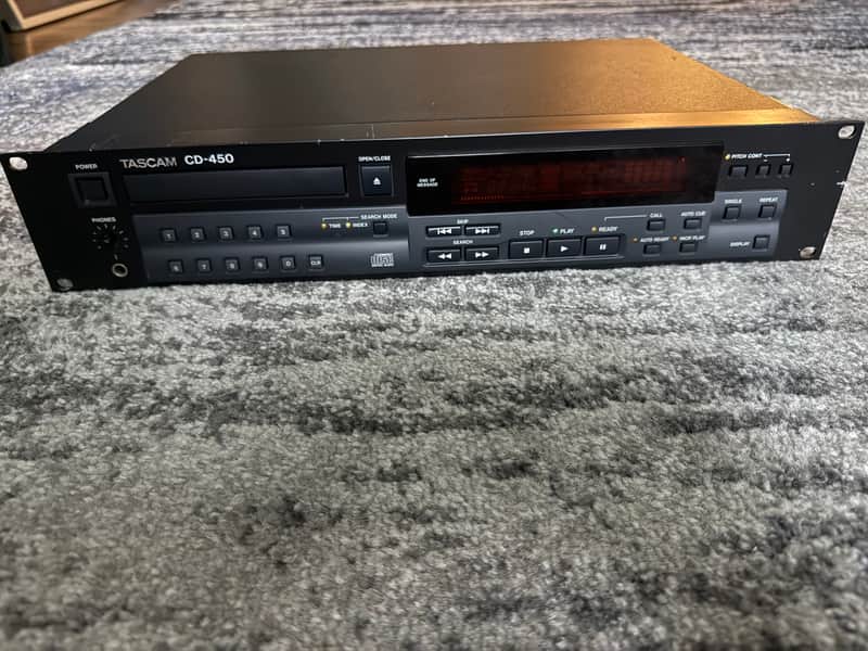 Tascam CD-450 CD 450 CD450 Professional CD Player Rackmount