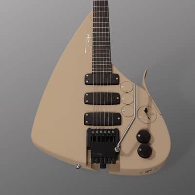 Teuffel Tesla Trem - “Sand” w/ Ebony accents, Birdseye Maple Neck & RWB Trem. NEW (Authorized Dealer) *Video Added* image 3
