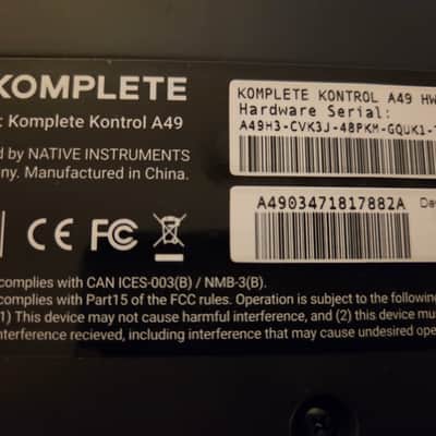Native Instruments Komplete Kontrol A49 2018 - Present - Black image 6