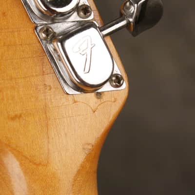 Fender Musicmaster II refinished string-thru modification 1966 Red image 17