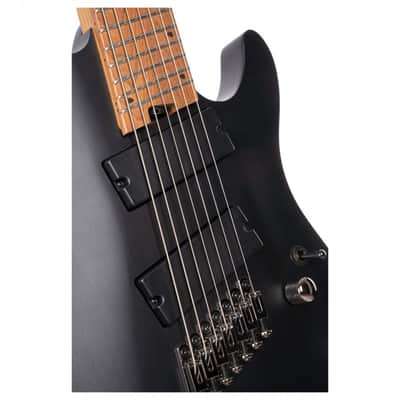 Cort KX307MSOPBK KX Series Multi Scale Mahogany Body Roasted Maple Neck 7-String Electric Guitar image 7