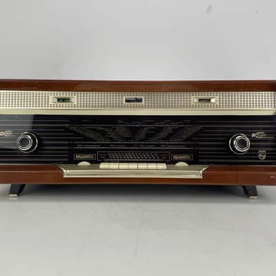 Philips - B7X94A - Tube Radio - Bi-Ampli - Serviced (Cleaned/Tubes Replaced) image 5