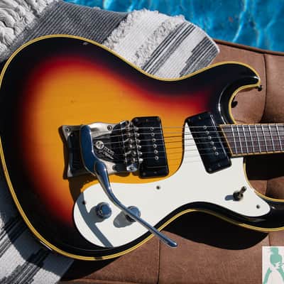 1963 Mosrite "The Ventures" Super Custom Reissue - Made in Japan (Kurokumo) Made in Japan - Pro Set Up w Perfect Frets/Action/Intonation! image 7