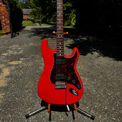 Fender Stratocaster Deluxe 2002 - Capri orange image 3