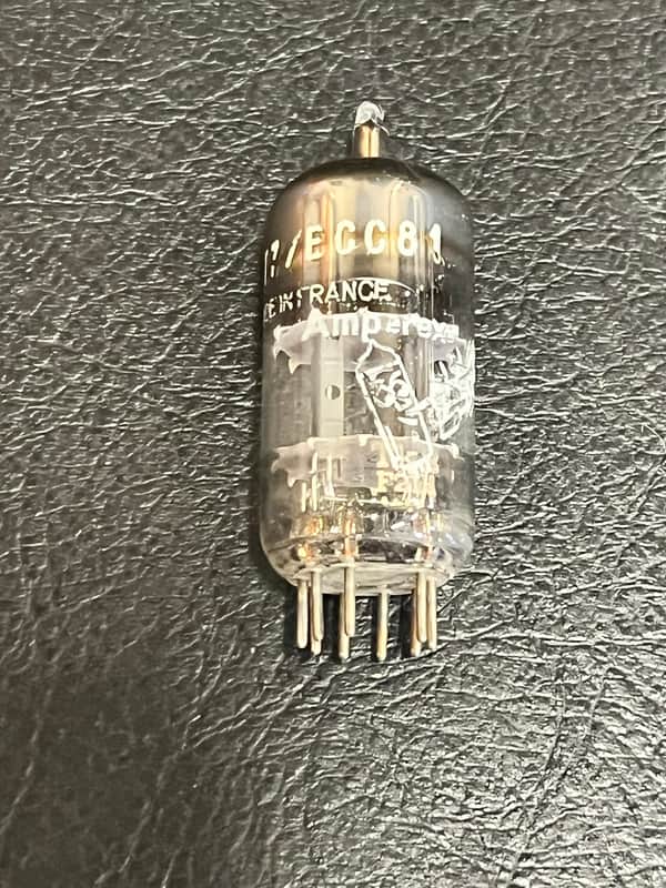 Amperex 12at7/ecc81 tube France image 1