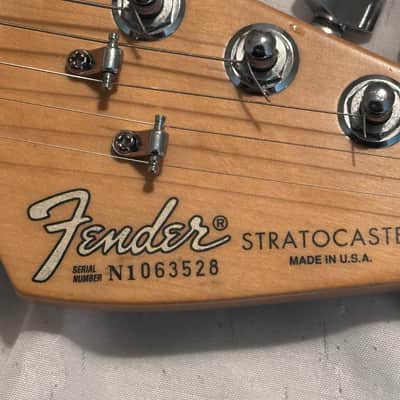 Fender USA standard stratocaster 1991 - Blue image 7