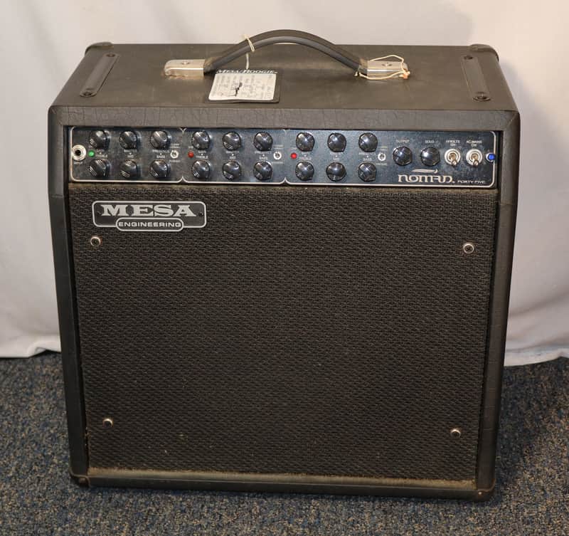 Mesa Boogie Nomad Forty-Five 3-Channel 45-Watt 1x12" Black Shadow Guitar Combo Tube Amp with cover + footswitch used image 1