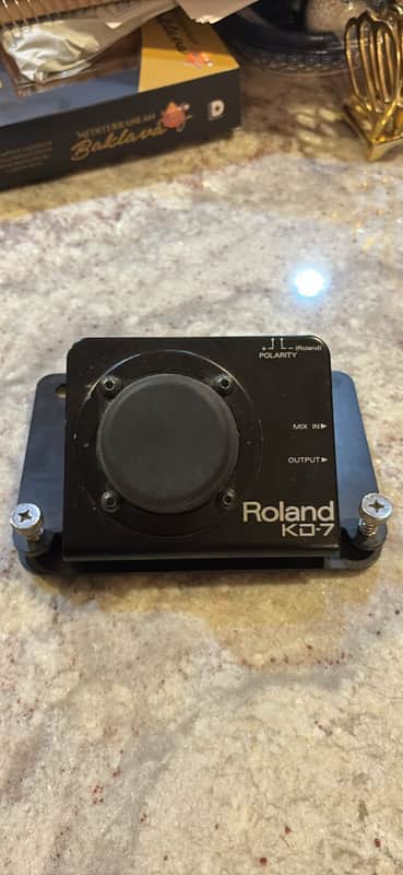 Roland KD-7 Kick Trigger w/out KDB7 Reverse Beater 2010s - Black image 1