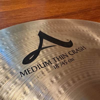 Zildjian 18" A Series Medium Thin Crash Cymbal 2013 - Present - Traditional image 2