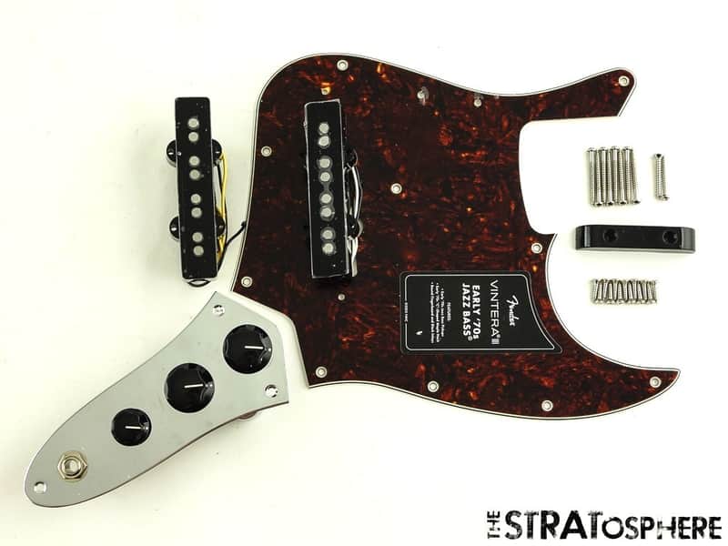 Fender Vintera III Early 70s Jazz Bass LOADED PICKGUARD Early 70s PU's Tortoise! image 1