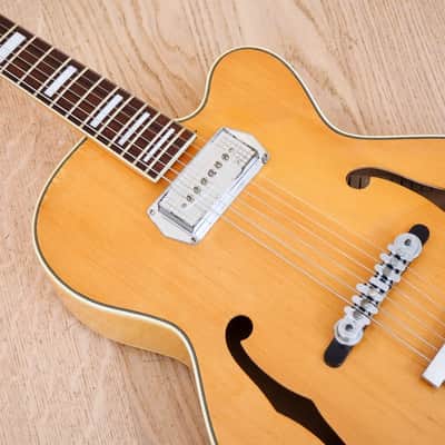1959 Kay Barney Kessel Artist 6701B Blonde w/ Kleenex Box Pickup, Kelvinator, Lifton Case image 7