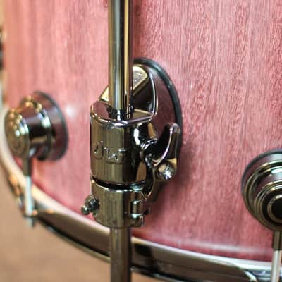 DW Collector's Pure Purpleheart VLT Natural Satin Oil Drum Set - 22,10,12,16 - SO#1398023 image 7