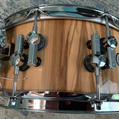 Sonor SQ2 Snare Drum 14 x 6 Medium Maple – High Gloss American Walnut image 2