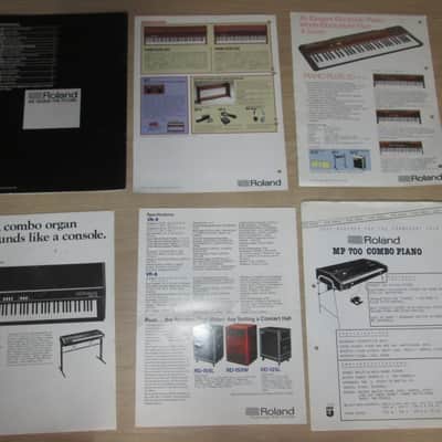Roland Vintage '80s Synthesizer Literature Package - Brochure/Catalog - Rare image 2