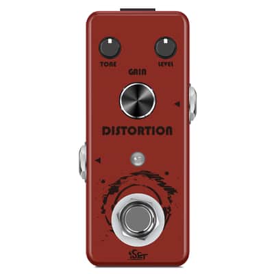 ISET Distortion Guitar Pedal Mini Single Guitar Effect Pedal For Electric Guitar Bass True Bypass image 2
