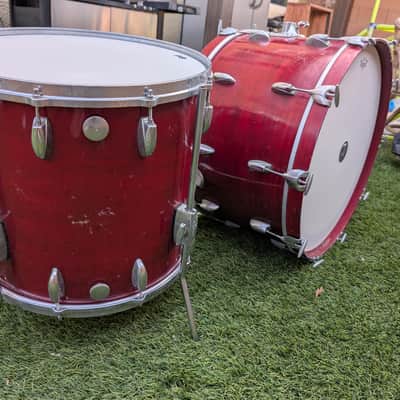 Gretsch 1979-early 80's era USA Custom Shells 24/18/14/13 - Red Wine image 4