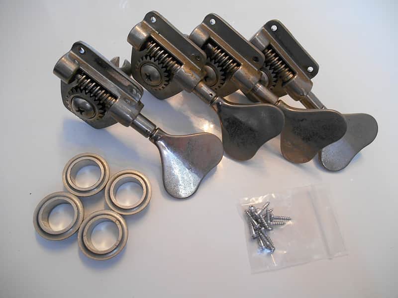 Vintage Yamaha BB300 Bass Tuning Pegs. Tuners. Made in Japan. image 1