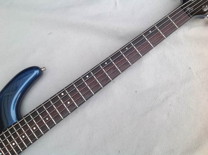 Heartfield by Fender DR-5 Blueburst 5-String Bass Made in Japan
