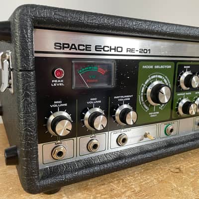 *SERVICED* - Excellent Condition, Roland RE-201 Space Echo Tape Delay / Reverb 1970s - Black image 2