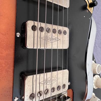 Hofner 173 brown vinyl 1963 OHC - fretjob, pickup rewind & more image 9