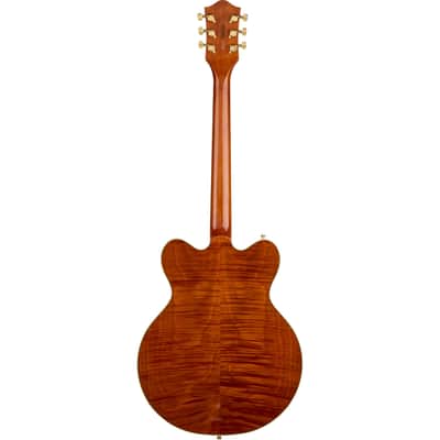 Gretsch LTD Broadkaster Semi-hollowbody Electric Guitar - Roundup Orange Stain image 4