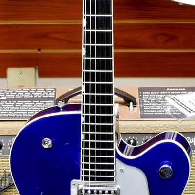 2001 Gretsch G6120SH Brian Setzer Hot Rod Hollowbody Electric Guitar w/Case! Cobalt Blue! VERY NICE!!! image 4