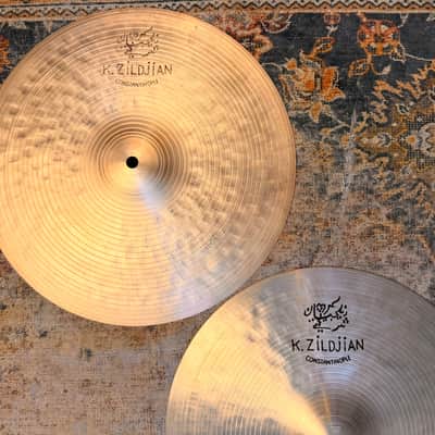 Zildjian K CONSTANTINOPLE 14” Hihats THINNER AT ONLY 874 1129 g INCREDIBLE! Dark Responsive! Don’t PAY $800! image 3
