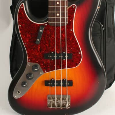 Nash Bass JB-63 3 Tone Burst Lollar Pickups Left Handed GRT-497 image 1
