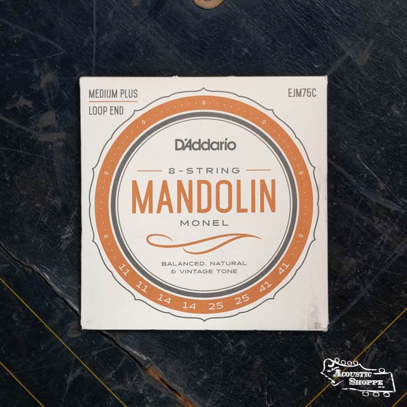 D'Addario EJM75C Monel Mandolin Strings, Medium Plus, 11-41 image 1