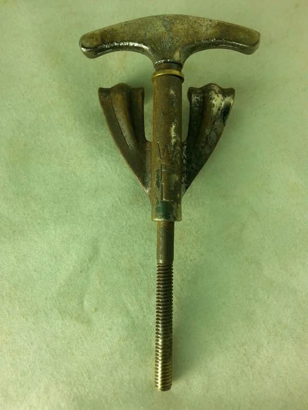 *Ludwig WFL 1x Bass Drum Tension Rods/Claws 3 7/8" Nickel Vintage 50s Classic F* - Fair / 6.95/24.95 image 1