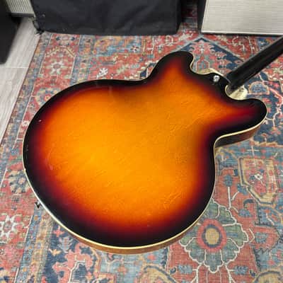 Epiphone Rivoli Reissue Short Scale Semi-Hollow Bass Mudbucker Transducer - 1996 image 5