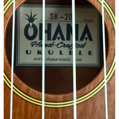Ohana SK-20 - Acoustic Guitar - Natural - Excellent w/ Soft Case image 10