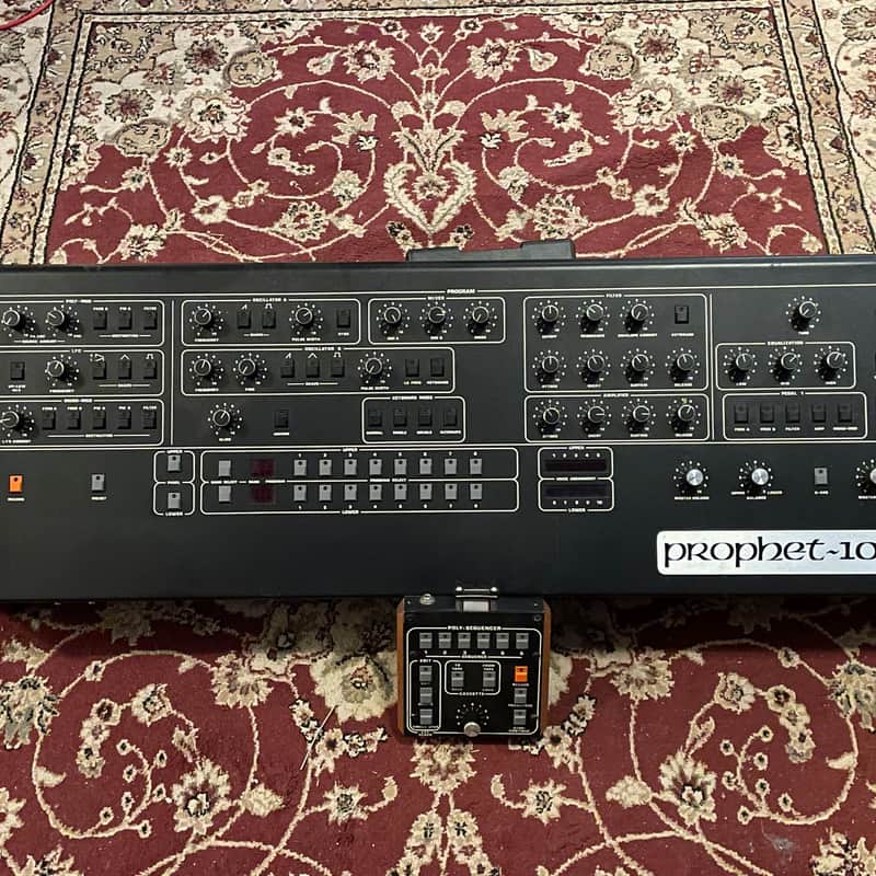 1980s Sequential Prophet 10 Black