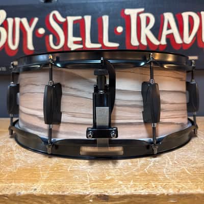 Tama WP1455 Woodworks 14x5.5" Snare Drum 2023 - Present - Natural Zebrawood image 5